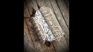 Etching silver plate demo  Flatwearable Artisan Jewelry [upl. by Heffron965]