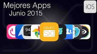 MEJORES APLICACIONES IPHONE Y IPAD Junio 2015 [upl. by Ahsinav]