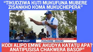 KOMA SAMEER SULEMAN AMALIMBIRA MTIMA CHANI WAMUNG’ALURA CHAKWERA PA NSONKHANO WA DPP KU PHALOMBE [upl. by Platon471]