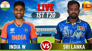 Live IND Vs SL Match Score  Live Cricket Match Today IND vs SL 1st T20 live 2nd innings livescore [upl. by Nylirad]