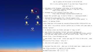 How to update cpu microcode in BIOS  HP DC 7100 [upl. by Boys523]