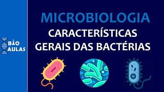 Características Gerais das Bactérias Reino Monera  Microbiologia Bacteriologia [upl. by Anauqahc245]