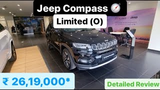 New 2024 Jeep Compass 🧭 Limited O 20L Diesel ⛽ Review [upl. by Aihsyn]