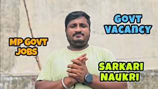 Mp Govt Jobs Vacancy 2024  Latest Vacancy  Update  Government Jobs  After 12th  Notification [upl. by Previdi759]