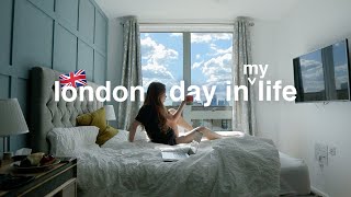 Realistic Day Living In London working exploring meeting friends [upl. by Tomkiel200]