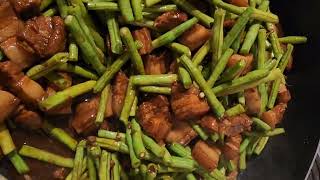 adobong sitaw o adobo na may sitaw  bernee bee [upl. by Adnilram]