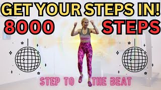 8000 Steps Walking Home Workout  Fun Fat Burn Exercise [upl. by Martha]