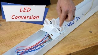 How to easily convert fluorescent Lights to LED –Easy Ways to Save Money [upl. by Lashonda]