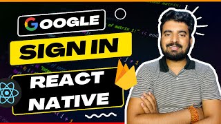 React Native Google Sign in with Firebase in 3 steps 🔥  in Hindi  Engineer Codewala [upl. by Khalin]