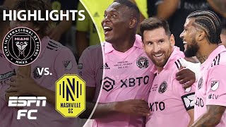 🚨 LIONEL MESSI amp INTER MIAMI WIN LEAGUES CUP 🚨  Full Game Highlights [upl. by Aholah202]