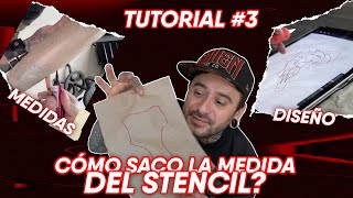 Como dibujar tu tatuaje del tamaño exacto de la zona del cuerpo  tutorial 3 [upl. by Ttreve]