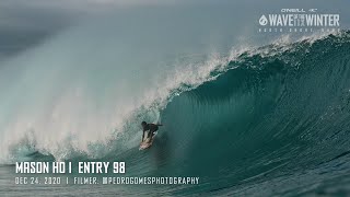 Mason Ho at Pipeline Dec 24 2020  Water Angle  Wave Two [upl. by Cave840]