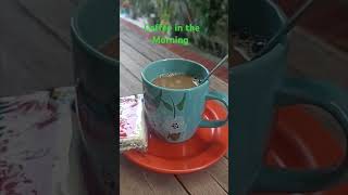 Lolatobe drinking DXN lingzhi coffee in the morning [upl. by Ardeth]