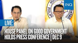 LIVE House committee on good government and public accountability holds press conference  Dec 9 [upl. by Fougere967]