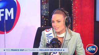 Miss France 2021 1ère interview radio sur RFM [upl. by Male704]