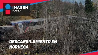 Descarrilamiento de tren de pasajeros en Noruega deja un muerto y 4 heridos [upl. by Kerrill]