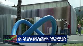 Meta fires employees for spending food allowances on personal items like acne pads and wine glasses [upl. by Itsirhc234]