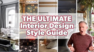 50 Interior Design Styles Explained in 25 Minutes [upl. by Airenahs]