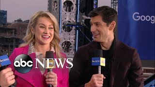 Kellie Pickler and journalist Ben Aaron dish on the CMAs on GMA [upl. by Eiznek]