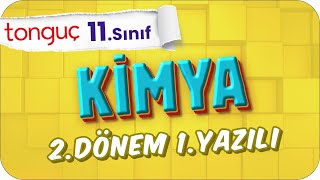 11Sınıf Kimya 2Dönem 1Yazılıya Hazırlık 📑 2024 [upl. by Reivaz]