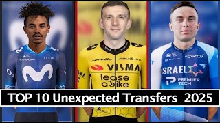 Top 10 UNEXPECTED Cycling Transfers 2025  Simon Yates to Visma Lutsenko and Natnael Tesfatsion [upl. by Kristopher]