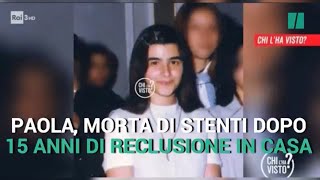 Paola Manchisi morta di stenti quotChi lha vistoquot era stato a casa sua [upl. by Enitram]