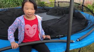 Kmart Springless trampoline install guide and tips [upl. by Yeldud]