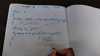 Java program to find the length of a String in Java in Tamil Java basic programs Java interview [upl. by Eissehc675]