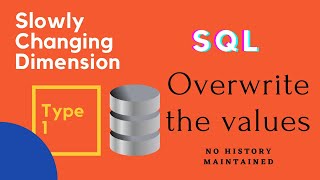 Implementing SCD Type 1 in SQL  The EASY Way sql [upl. by Bethezel]