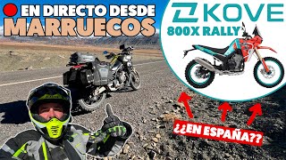 Hoy en DIRECTO desde Marruecos Llegará a España la nueva Kove 800X RALLY [upl. by Mcspadden676]