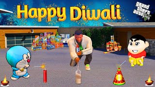 Franklin and Shinchan Celebrate Diwali in GTA 5 [upl. by Aig]