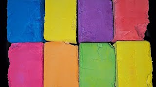 8 Rainbow Easy Grip Blocks  Gym Chalk ASMR [upl. by Pier]