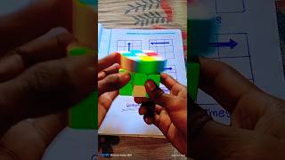 3x3 RUBIKS CUBE EASY TRICK VIRAL TRENDING SHORTS [upl. by Holsworth]