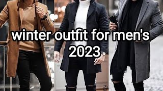 mens winter fashion 2023  mens winter outfit [upl. by Atile]