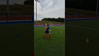 SQUARE DRILL footballdrills footballskills footballpractice [upl. by Akimaj]