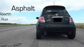 Fiat 500 Abarth Top Speed Run [upl. by Nayd]