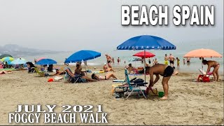 FUENGIROLA MALAGA SPAIN BEST BEACH WALK IN JULY 2021 4K Ms Fuengirola Vlogs [upl. by Mayap]