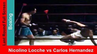 Nicolino Locche vs Carlos Hernandez Widescreen Fight Highlights Boxing Title Match [upl. by Anneirda]