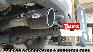 FORD RANGER RAPTOR 2023 INSTALLED HAMER ROLLER LID  HKS FULL EXHAUST SYSTEM [upl. by Saisoj]