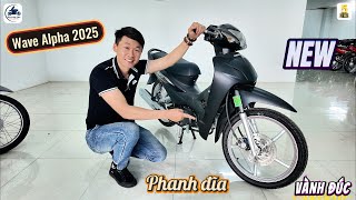 Wave Alpha 110 2025 ĐEN NHÁM phanh đĩa vành đúc ▶ Báo giá Wave Alpha cuối tháng 11 🔴 TOP 5 ĐAM MÊ [upl. by Jehoash864]