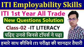 New Employability Skills ITI 1st Year Class02  New Question Series [upl. by Kassey745]