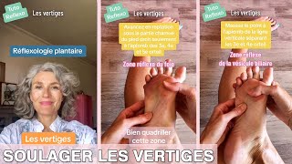 Soulager les vertiges  Tutoriel de réflexologie © Véronique Lecerf [upl. by Corinne]