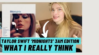 Vocal Coach Musician Reacts TAYLOR SWIFT ‘Midnights 3am’ Post Livestream Thoughts [upl. by Hourihan]