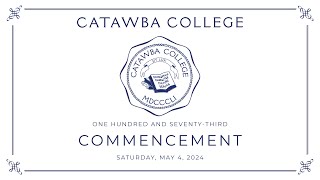 Catawba College 2024 Commencement 5424 [upl. by Spillihp]