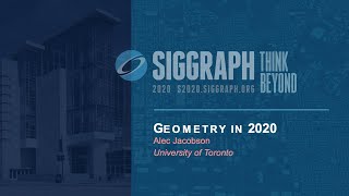 ACM SIGGRAPH 2020 Significant New Researcher Award Talk [upl. by Agnimod617]