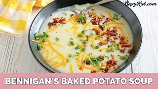 Bennigans Baked Potato Soup [upl. by Ruamaj]