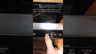 Kitchen Aid dishwasher diagnostic test mode [upl. by Hitchcock367]