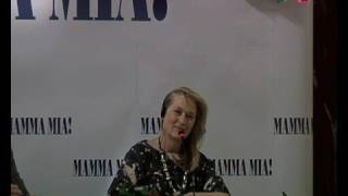 MAMMA MIA film con MERYL STREEP  1°parte conferenza  WWWRBCASTINGCOM [upl. by Peregrine]