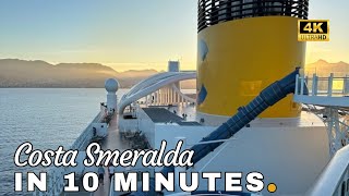 Costa Smeralda 4K 2024 ship tour in 10 minutes [upl. by Johanan751]