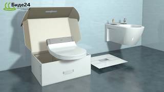 Монтаж унитаза Duravit DuraStyle и крышкибиде SensoWash® Starck C [upl. by Otipaga694]